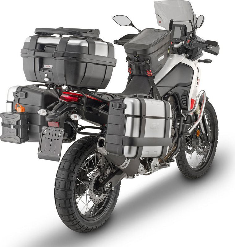 Givi Windscreen for Yamaha Tenere 700, Tenere 700 Rallye Edition, color light smoke, dim. HxW 39,5 x 39,5 cm, fits oe headlight fairing | D2145S