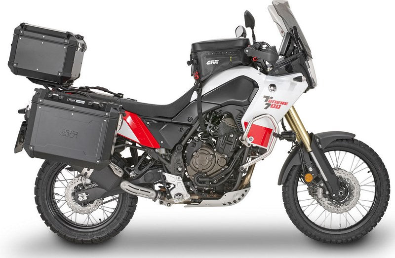 Givi Windscreen for Yamaha Tenere 700, Tenere 700 Rallye Edition, color light smoke, dim. HxW 39,5 x 39,5 cm, fits oe headlight fairing | D2145S