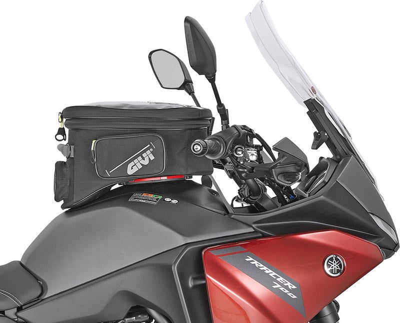 Givi Windscreen for Yamaha Tracer 7 color clear, dim. HxW 55x41 cm, 17,5 cm higher than oe, fits oe headlight fairing | D2148ST
