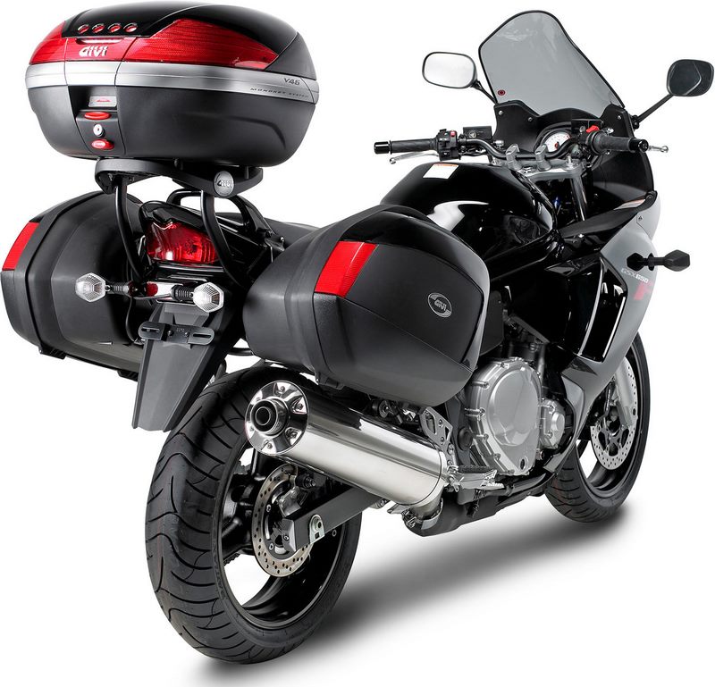 Givi Windscreen for Suzuki GSX 650F 08-14, GSX 1250F 10-16 color light smoke, dim. HxW 45x38,5 cm, 10 cm higher than oe, fits oe headlight fairing | D270S