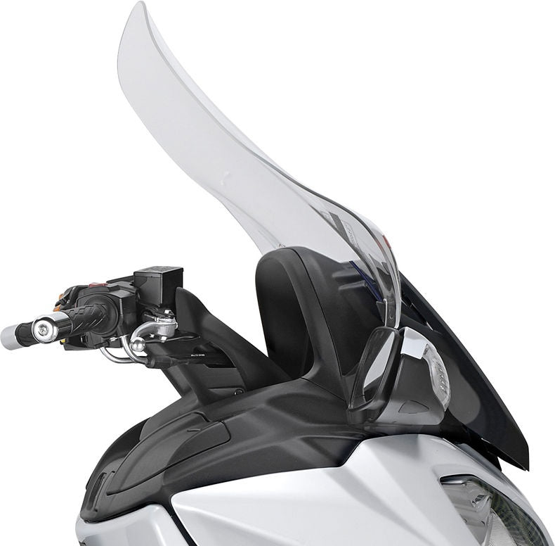 Givi Windscreen for Suzuki Burgman 650 13-, color Clear, dim. HxW 76 x 75 cm, 12cm higher than stock | D3104ST
