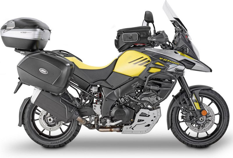 Givi Windscreen for Suzuki DL 1000 V-Strom 14-19, color clear, dim. HxW 50x39,5cm, 22 cm cm higher than stock screen, fits oe headlight fairing | D3105ST
