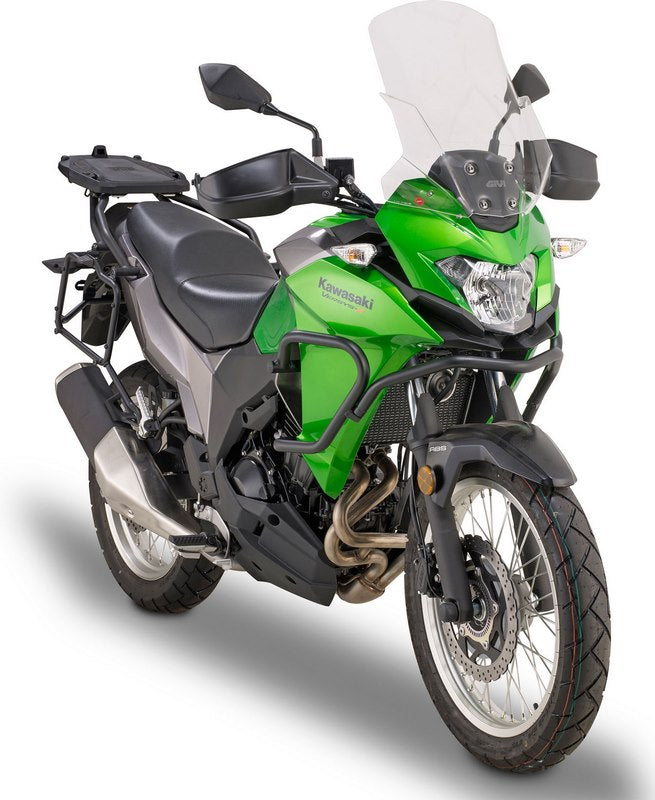 Givi Windscreen for Kawasaki Versys-X 300 color clear, dim. HxW 48x40 cm, 14 cm higher than oe | D4121ST