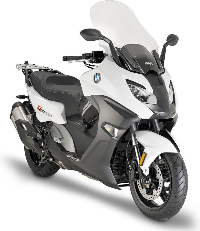Givi Windscreen for BMW C 650 Sport color clear, dim. HxW 71x53 cm, fits oe headlight fairing | D5121ST