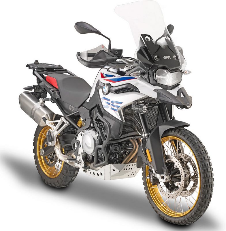 Givi Windscreen for BMW F 750 GS, F 850 GS, dim. HxW 54,5x49cm, 27cm higher than oe screen | D5127ST