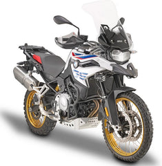 Givi Windscreen for BMW F 750 GS, F 850 GS, dim. HxW 54,5x49cm, 27cm higher than oe screen | D5127ST