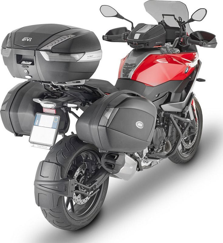 Givi Windscreen for BMW F 900 XR color light smoke, dim. HxW 49x43 cm, 23 cm higher than oe, fits oe headlight fairing | D5137S