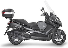 Givi Windscreen for Kymco Downtown ABS 125i/350i 15-, color Clear, dim. HxW 92,5 x 63,5 cm, 31,5 cm higher than oe, fits oe headlight fairing | D6107ST