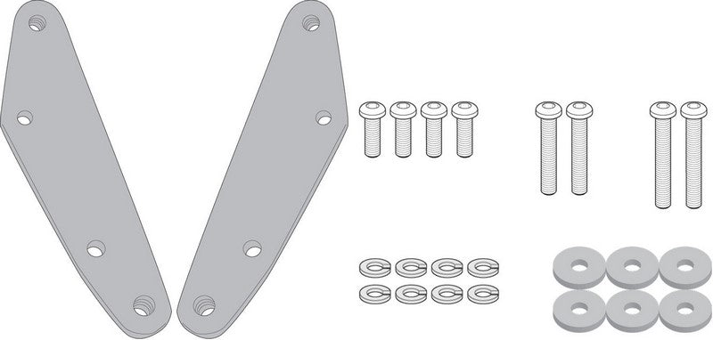 GIVI D6112KIT mounting Kit for Givi Windscreen D6104ST to be mounted on Kymco Xciting 400 S | D6112KIT