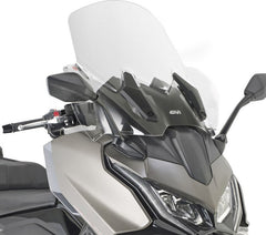 GIVI Windshield, transparent, 600 x 635 mm (HxW) without ABE- for Kymco AK550 Premium (23) | D6122ST