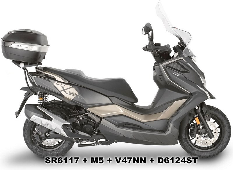 GIVI Windshield - transparent - 730x530 mm (HxW) for Kymco DTX 360 (21-23), without ABE | D6124ST