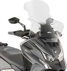 GIVI Windshield - transparent - 730x530 mm (HxW) for Kymco DTX 360 (21-23), without ABE | D6124ST