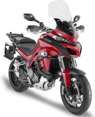 Givi Screen for Ducati Multistrada 1200 15-17, Multistrada 1260, Multistrada 950, Multistrada V2, color clear, dim. HxW 59 x 43 cm, 7 cm higher than Multi 1200 low screen | D7406ST