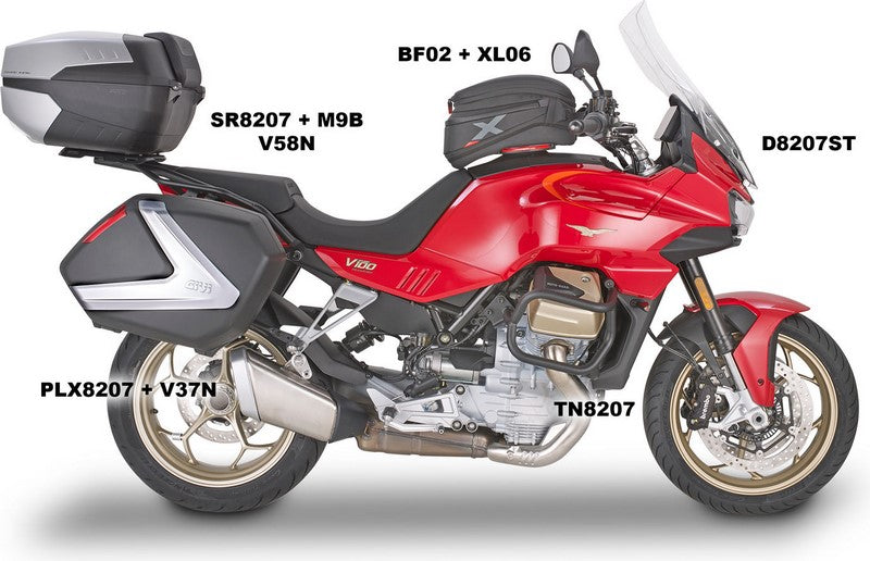 Givi Wind shield transparent, 615 x 430 mm (H x B) - | D8207ST