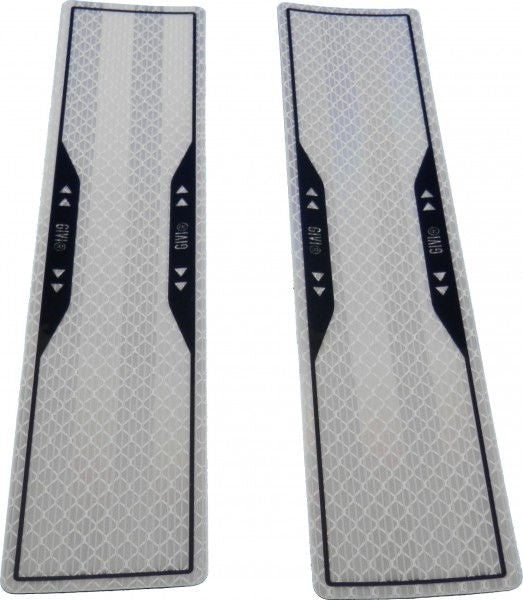 Givi E145 Reflective Stripes for OBK37 / OBK48 Trekker Outback and Trekker Dolomiti, dim 205x45 mm, 2 stripes | E145