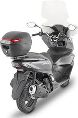 Givi BACKREST IN POLYURETHANE FOAM, COVERED IN BLACK FABRIC WITH GIVI LOGO | E234S