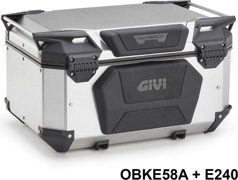 GIVI Passenger backrest, black for Trekker Outback EVO 58 L | E240