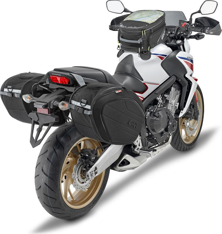 Givi Expandable Saddle Bags EA100B, 2 x 40 liters, Rain Cover, Shoulder Strap | EA100B