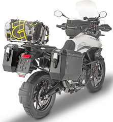 Givi Waterproof Saddle / Rear Rack Bag Easy-T EA114CM, 30 liters, HxLxW 27x50x27cm, color Camouflage Grey / Yellow | EA114CM