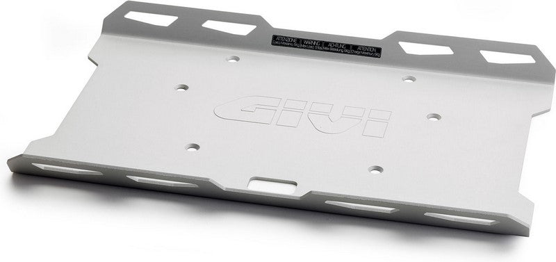 Givi EX2M Rear Rack Aluminum Bag Plate, fits M5, M7, M5M, M6M, or specific plates | EX2M