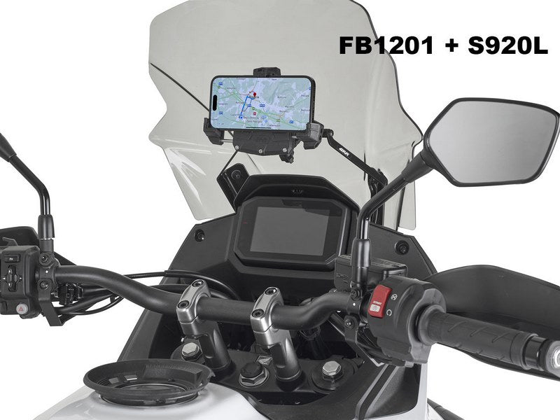 GIVI Crossbar for mounting on windshield - for Honda XL750 TRANSALP (23) | FB1201