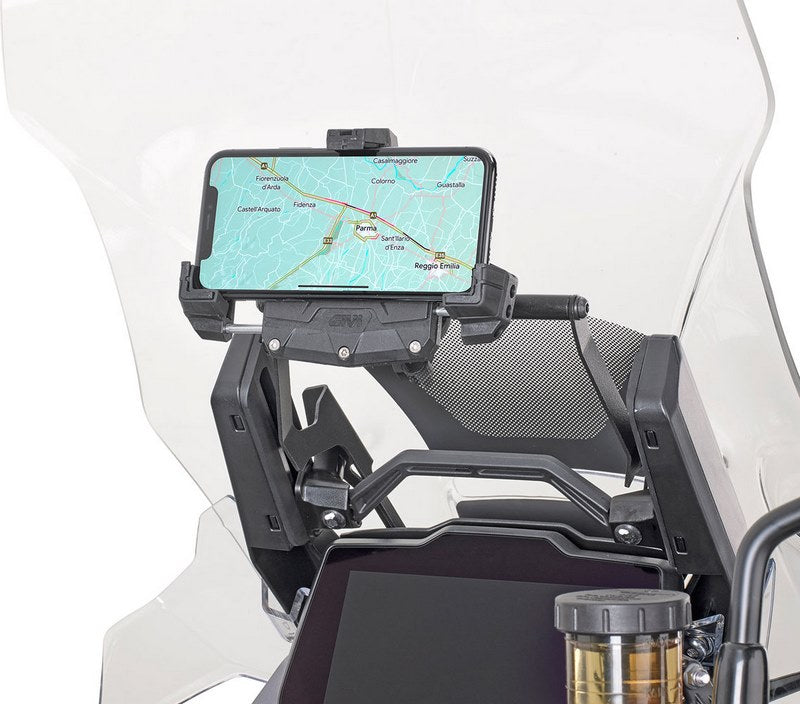 Givi Smartphone/GPS Navigator Mounting Bar Kit for Triumph Tiger 1200 GT, Tiger 1200 Rally | FB6422