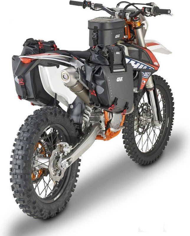 Givi Waterproof Saddle Bags Gravel-T GRT718, 2 x 15 liters, Shoulder Strap, dim. HxLxW 320x380x180mm | GRT718