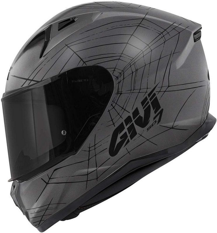 Givi Full face helmet 50.7 PHOBIA Matte Titanium/Black, Size 63/XXL | H507FPHTB63