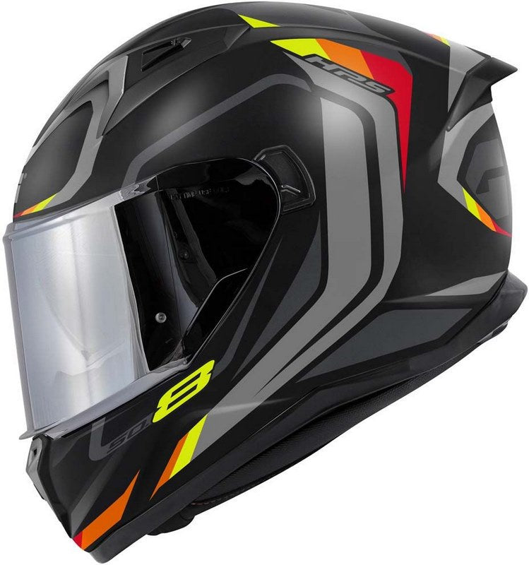 Givi Full face helmet 50.8 MACH1 Matte Black/Grey/Red, Size 58/M | H508FMHBY58