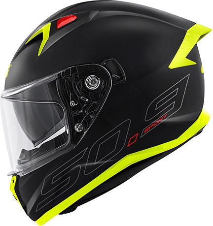 Givi 50.9 SOLID COLOR, Matt Black / Silver / Yellow, Size XXL | H509BBCYL63