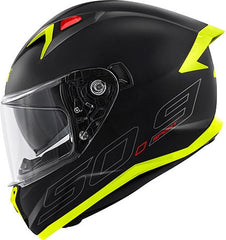 Givi 50.9 SOLID COLOR, Matt Black / Silver / Yellow, Size XXL | H509BBCYL63