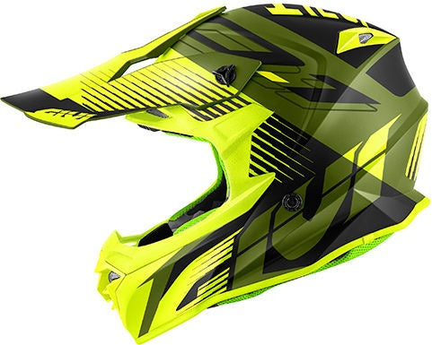 Givi 60.1 FRESH, Matt Black / Military Green / Yellow, Size XL | H601FFRGY61