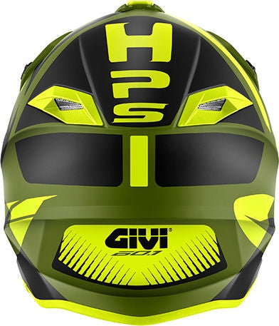 Givi 60.1 FRESH, Matt Black / Military Green / Yellow, Size XL | H601FFRGY61