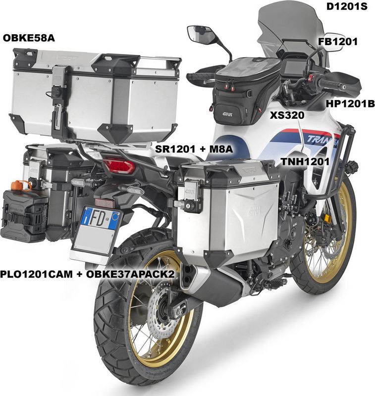 GIVI Hand protector made of technopolymer for various Honda models | HP1201B