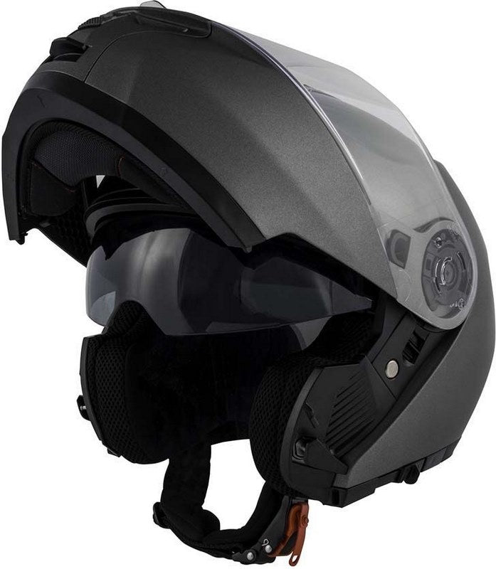 Givi Flip-up helmet X.21 EVO SOLID COLOR Matte Titanium, Size 60/L | HX21SG76860