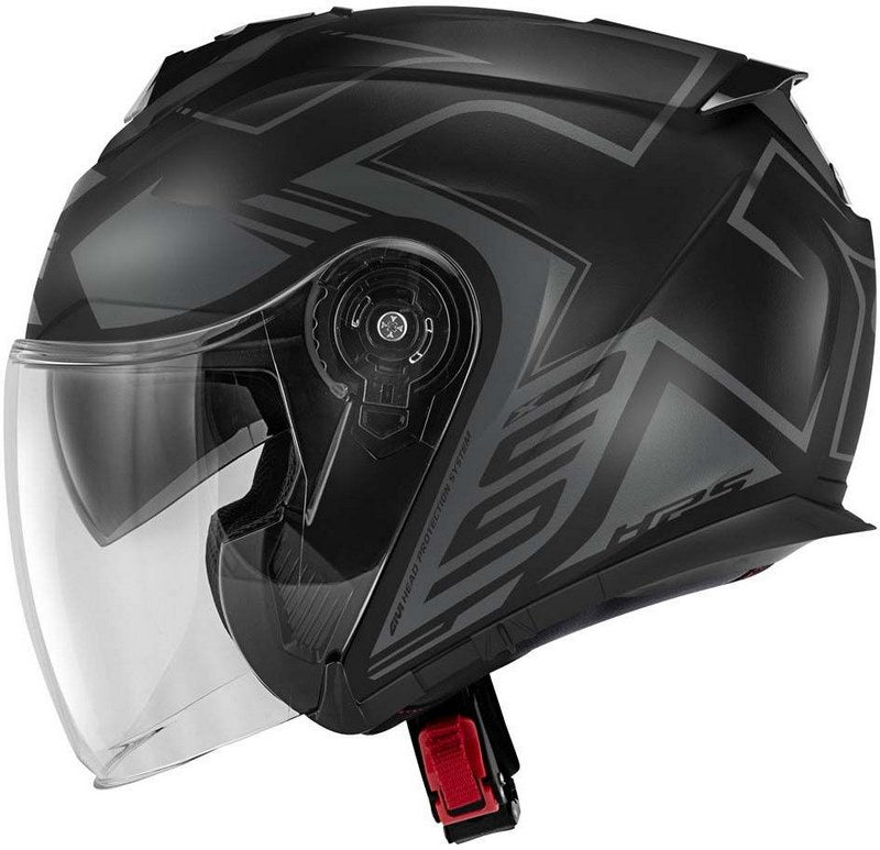Givi Jet helmet X.25 TRACE Matte Black/Titanium, Size 58/M | HX25FTCBK58
