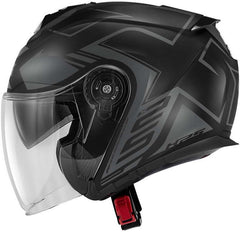 Givi Jet helmet X.25 TRACE Matte Black/Titanium, Size 58/M | HX25FTCBK58