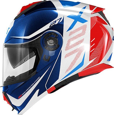 Givi X.27 DIMENSION, White / Blue / Red, Size XL | HX27FDMBW61