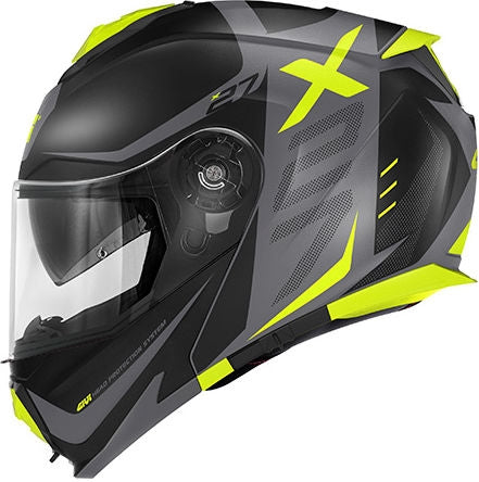 Givi X.27 DIMENSION, Matt Black / Titanum / Yellow, Size XS | HX27FDMBY54
