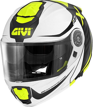 Givi X.27 DIMENSION, Matt Black / White / Yellow, Size M | HX27FDMWY58