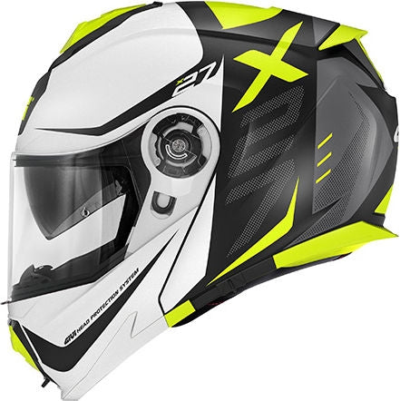 Givi X.27 DIMENSION, Matt Black / White / Yellow, Size M | HX27FDMWY58