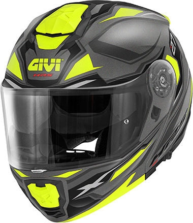 Givi X.27 SECTOR, Matt titanium / black / yellow, Size XL | HX27FSEBY61