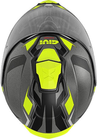 Givi X.27 SECTOR, Matt titanium / black / yellow, Size XL | HX27FSEBY61