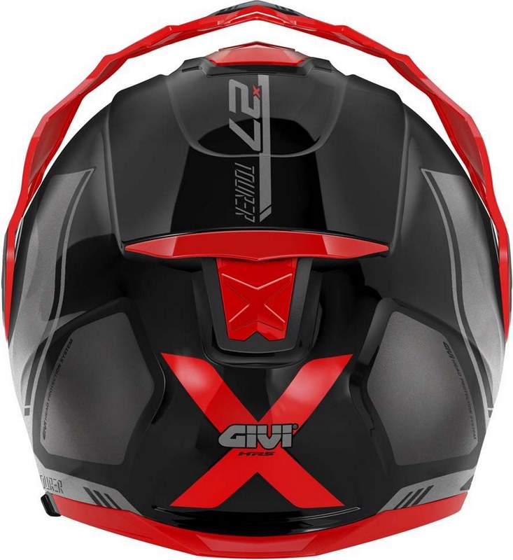 Givi Flip-up helmet X.27 TOURER GRAPHIC Black/Red, Size 61/XL | HX27RTRBR61