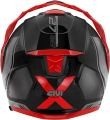 Givi Flip-up helmet X.27 TOURER GRAPHIC Black/Red, Size 61/XL | HX27RTRBR61
