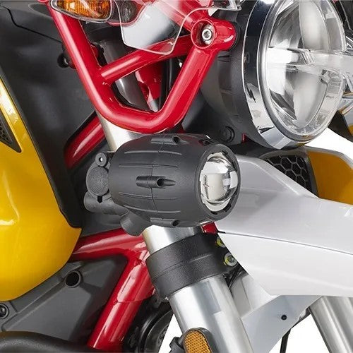 Givi Specific fitting kit for Givi S310 or S322 spotlights to be fitted using oem headlight stay threads for Moto Guzzi V 85 TT | LS8203