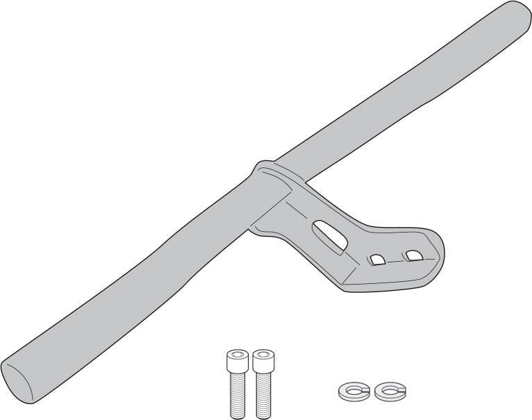 Givi Specific fitting kit to mount spotlights where specific engine guard is not present | LS9350