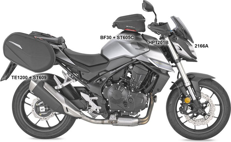 GIVI Rear wheel cover made of ABS - black - without ABE - for Honda CB750 Hornet (23) | MG1200