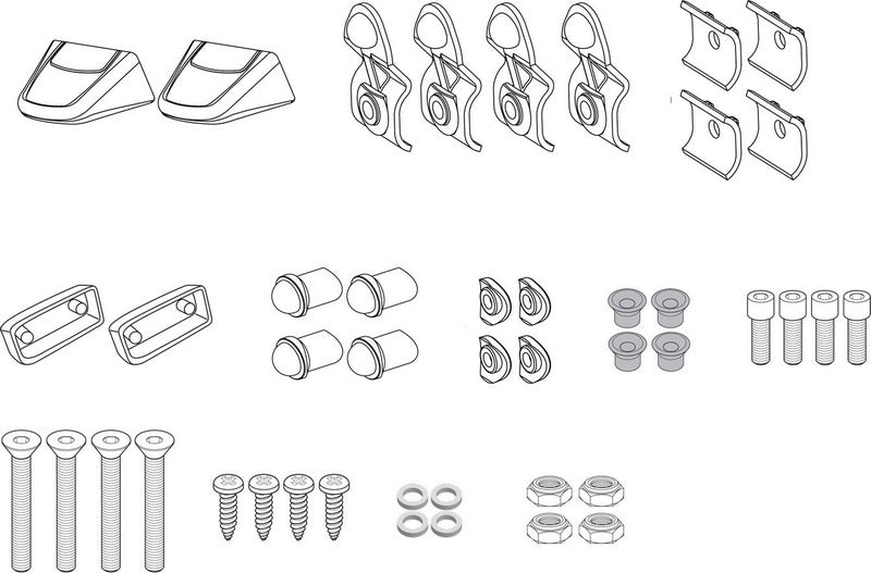 Givi OFMK Kit to mount "Monokey" Cases on ONE-FIT Panniers | OFMK