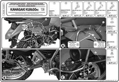 Givi Specific Pannier Holder for Monokey Cases for Kawasaki KLR 650 08- | PL448
